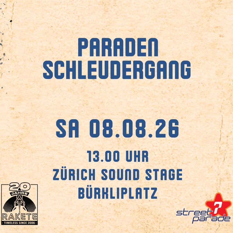 Rakete Paraden Schleudergang
